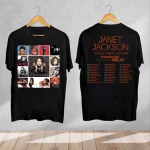 Janet Jackson Together Again Tour 2024 Concert Fan 2 Sided T-Shirt